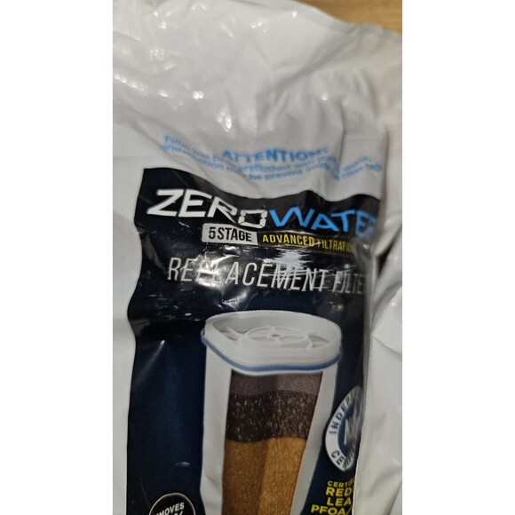 2 Pack Zero Water 5 Stage Advanced Filtration Replacement Water Filters + 2 MORE - Picture 6 of 10